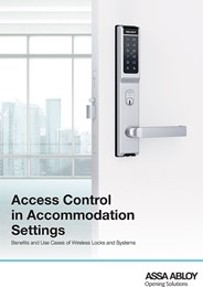 Access control in accommodation settings: Benefits and use cases of wireless locks and systems