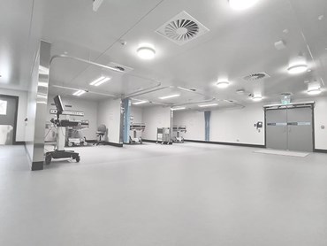 Altro Flooring Aspen Medical COVID Clinic Walkway SD XpressLay