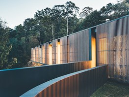 Noosa’s stunning timber & glass home designed to offer both views and sun protection
