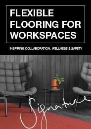 Flexible flooring for workspaces
