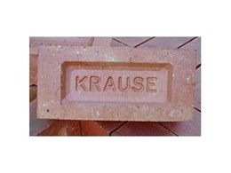Pressed clay bricks from Krause Bricks