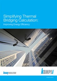 Simplifying thermal bridging calculation: Improving energy efficiency