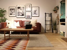 IKEA display room features high resilience hybrid flooring