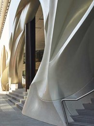 ShapeShell single skin achieves seamless monolithic look on VCCC colonnade