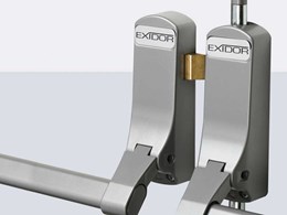 Lockwood Exidor panic exit devices for single and double door applications