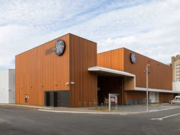 Innowood shiplap cladding in timber finish at UCSA building