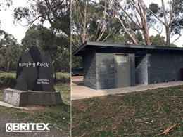 Hanging Rock Toilet Block features vandal resistant Britex fixtures