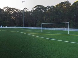 PILA customises goal posts for synthetic grass fields at Blackman Park 