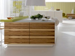 Timber veneer in home interiors