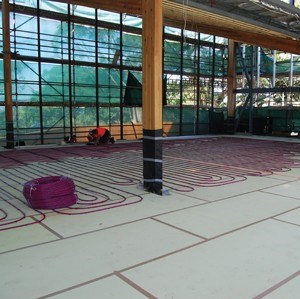 Foamular XPS insulation floor heating systems