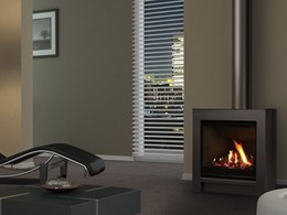 Escea FS730 freestanding gas fireplaces with Smart Heat control