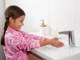 Enware’s No-Touch sensor taps for greater hand hygiene