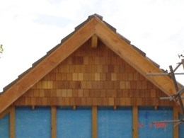 Square end shingles from Healy’s Building Services