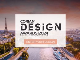 Entries open for Edition 1 of the 2024 Corian Design Awards