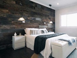 How to DIY your own recycled timber feature wall with stunning results