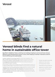 Verosol blinds a natural fit for the new Salesforce Tower, Circular Quay 