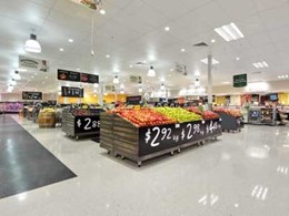 Excelon vinyl tiles allow quick return to business for Woolworths stores