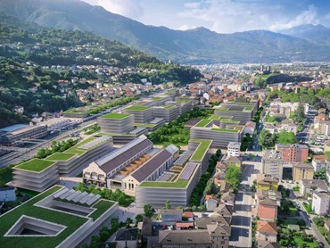 Sustainable regeneration plan for the industrial site in Bellinzona