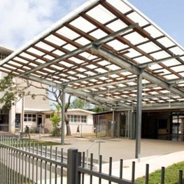 St Mary's Catholic Primary School New Hall and Library, Early Learning Centre and Courtyard