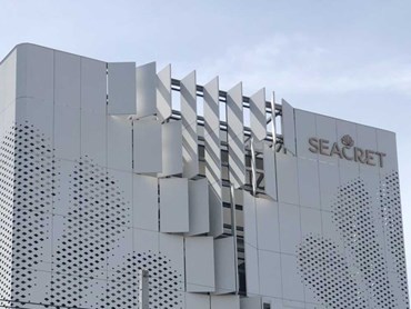 Equitone's fibre cement facade on Seacret Hotel, Thailand