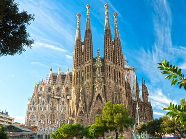 Sagrada Familia, Barcelona by Antoni Gaudi. Image: Business Insider&nbsp;
