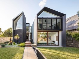 Interesting shapes and passive design in this unique Sydney home