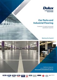 The Dulux® Construction Solutions Guide for car parks & industrial flooring  