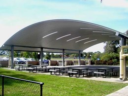 Spantech’s multipurpose shade structure provides weatherproof cover at Calvary Christian College