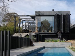 Ivanhoe house reflects all sides of nature in its angular design