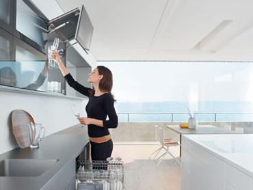 AVENTOS lift systems for wall cabinets