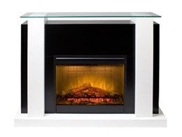 Glass panel fireplaces from Heatmaster 