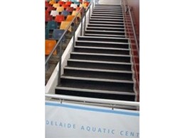 Rubber stair treads for indoor and outdoor application from Floorsafe International