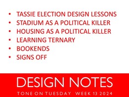 Design notes for week 13/2024 from Tone on Tuesday