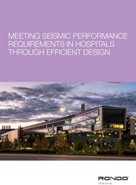 Meeting seismic performance requirements in hospitals through efficient design