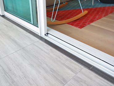 Zero Threshold Drains for seamless continuity between indoor and outdoor areas 