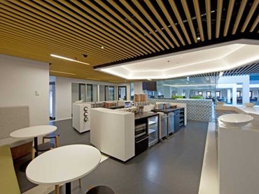 The cafe and barista bar at Macquarie Bank HQ Sydney