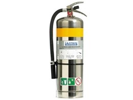 Sapphire MRI fire extinguishers, available from Wormald