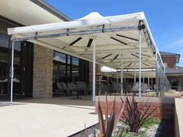 Celmec’s heated shade umbrellas bring warmth and atmosphere to Mulgrave Country Club patrons