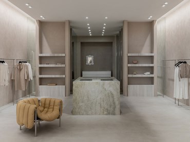 Viktoria & Woods Chadstone store featuring X-Bond Microcement floor in ‘Umber’ colour