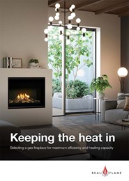Keeping the heat in: Selecting a gas fireplace for maximum efficiency and heating capacity