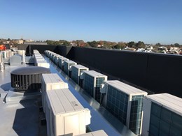A sleek, seamless high performance noise solution on inner-city rooftop