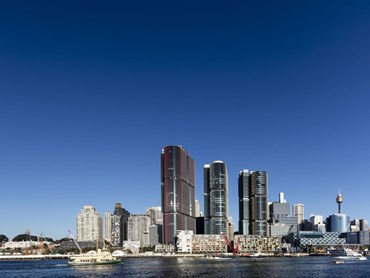 International Towers Sydney by Rogers Stirk Harbour + Partners. Photography by Brett Boardman&nbsp;
