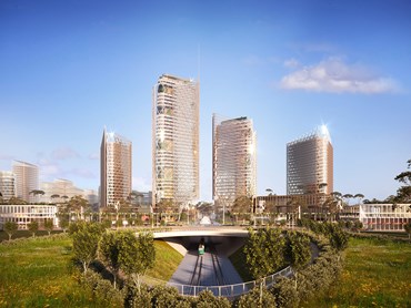 An $8 billion mixed use proposal&ndash; with the potential to create 140,000 total jobs, has been proposed for the city&rsquo;s west. Image: Supplied
