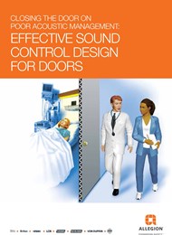 Closing the door on poor acoustic management: Effective sound control design for doors