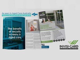 Invisi-Gard security screens ensuring resident safety and comfort at aged care facilities