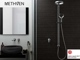 Methven’s Aurajet Aio shower awarded ‘Best of the Best’ at 2017 Red Dot Awards