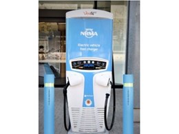 LEDA’s Aegis bollards providing perimeter protection to NRMA charging stations