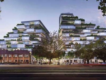 An artist&#39;s impression of the plan for 26-56 Queens Parade, North Fitzroy. Photo: FloodSlicer
