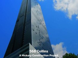 Hickory Group overcomes compact site challenges at tall Melbourne CBD building project