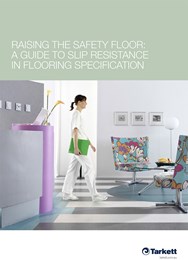 Raising the safety floor: A guide to slip resistance in flooring specification